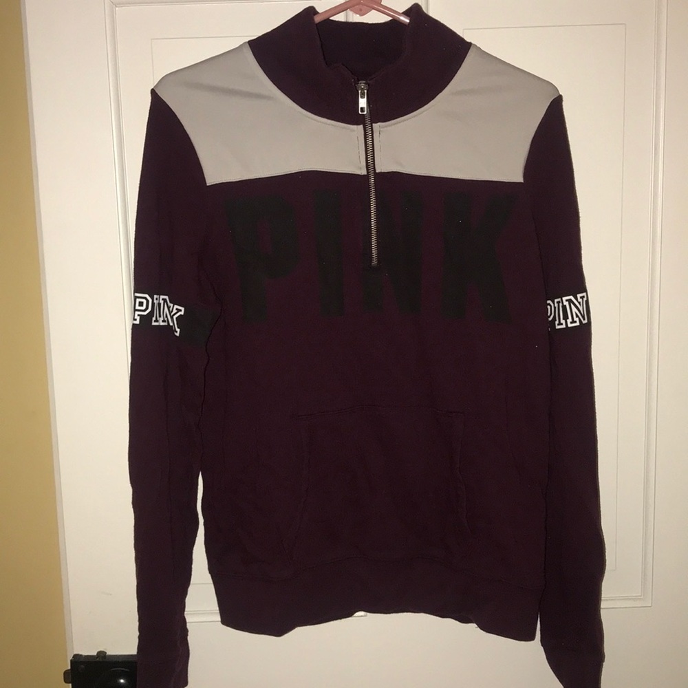 Maroon half Zip from PINK